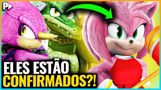 AMY ROSE É A PERSONAGEM REMOVIDA DE SONIC 2 O FILME E EU POSSO