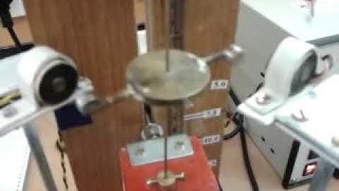 Rigidity Modulus of a brass wire