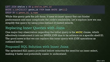 Simplifying Your SQL Queries: Replacing Inner Queries with Joins for Better Performance