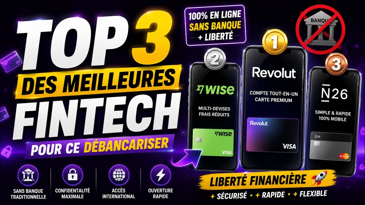 Debancarisation : Top 3 des meilleurs fintech ? - YouTube