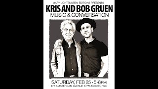 Kris Gruen interviews Bob Gruen at Gary Lichtenstein Gallery in New York.