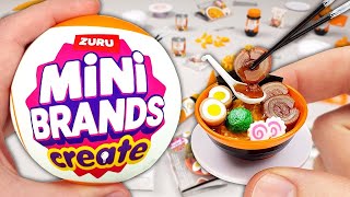 Mini Brands Create (MasterChef) - Almond & Apricot Cheesecake + Pork Belly Ramen