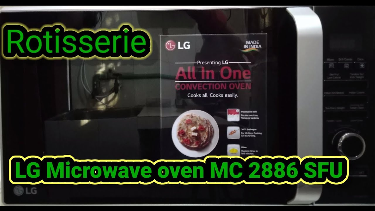 Unboxing and full demo of microwave oven LG MC 2886 SFU convection