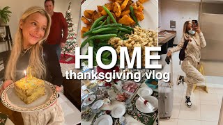 VLOGMAS | home for Thanksgiving, family time, decorating & more