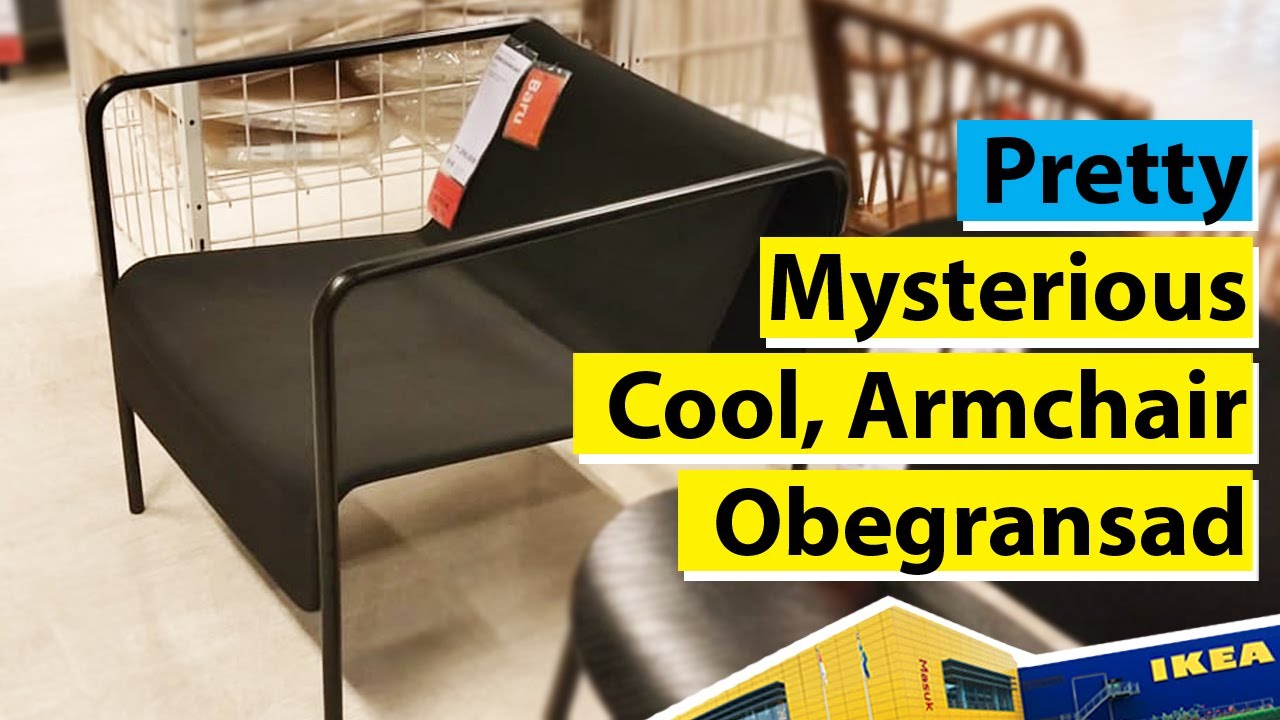 IKEA x Swedish House Mafia, OBEGRANSAD armchair quick review - YouTube
