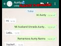 Aunty chatting Telugu Ep2#