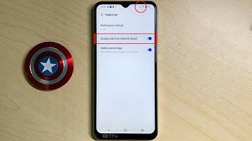 Display real time network speed on Status bar on Vivo Y16 Android 12