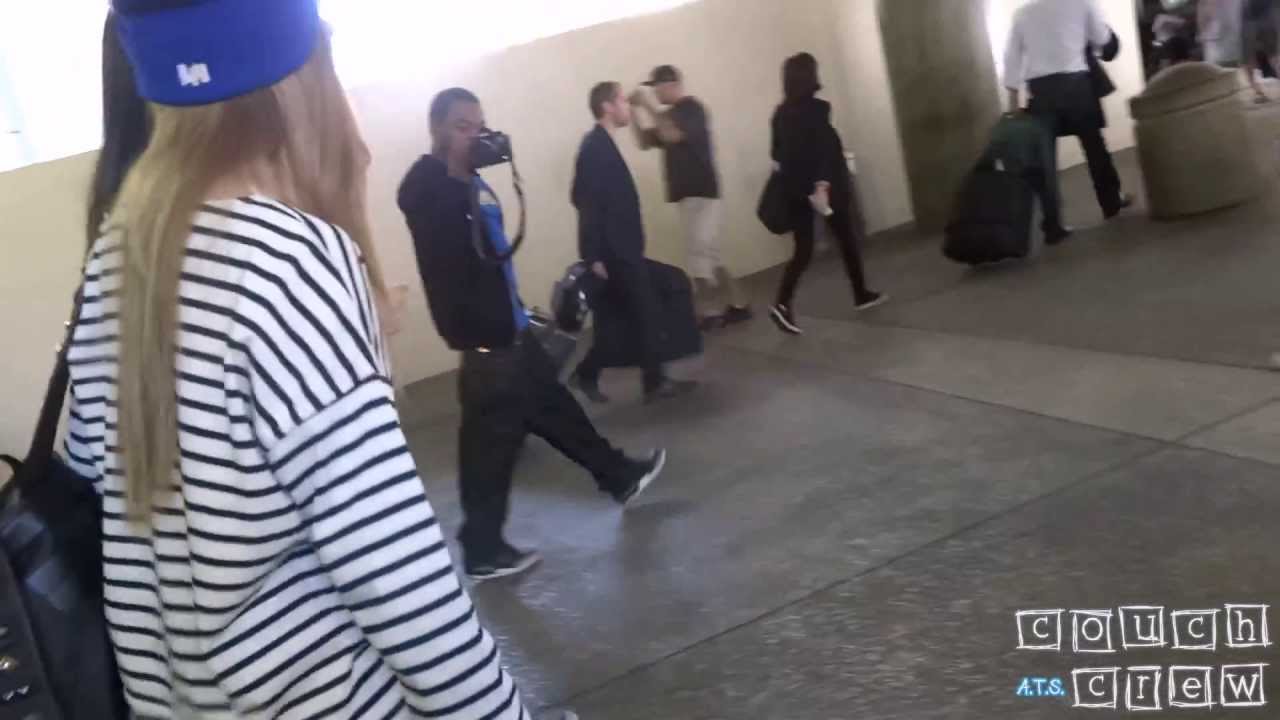 130512 T-ara N4 + Dani @ LAX (Airport Arrival)