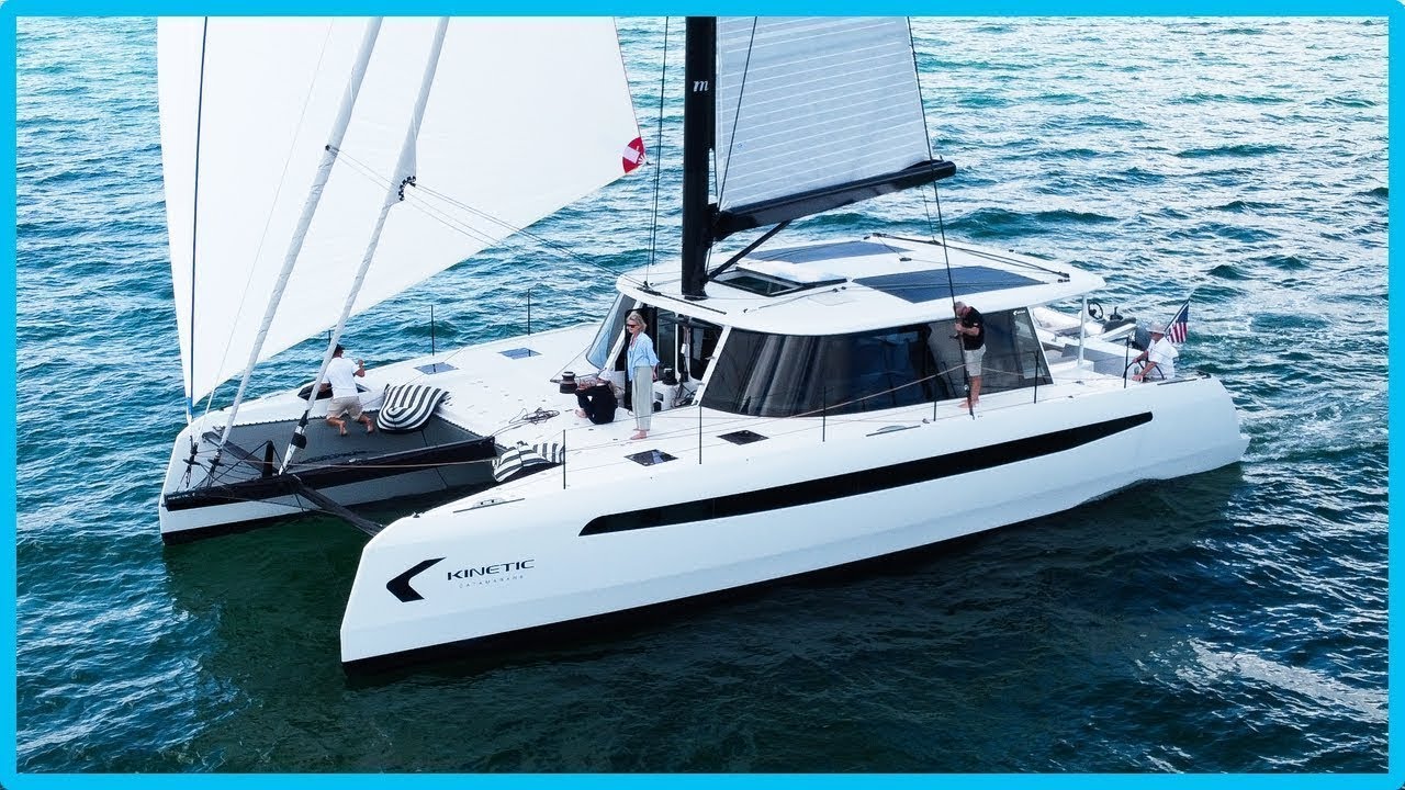 Is THIS the PERFECT Bluewater Catamaran? [Full Tour] Learning the Lines