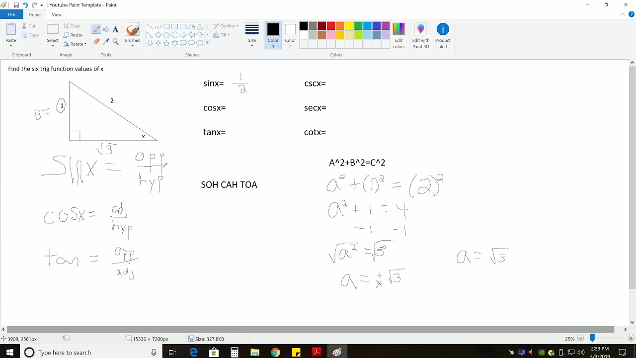 Precalculus Chapter 5.4: The 6 Trig Functions - YouTube