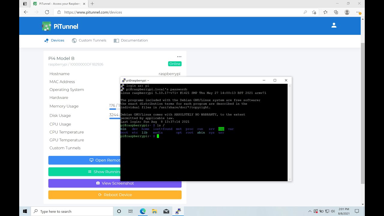 How to Remotely Access your Raspberry Pi's Terminal from anywhere in