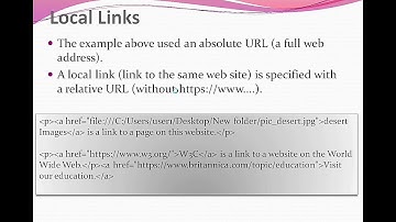 ~HTML links theory briefly explained in Telugu LESSON: 12 (part-2)