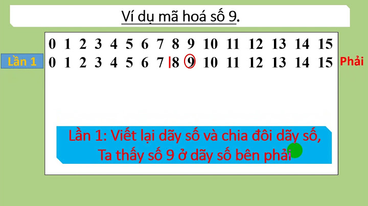 Mã hóa thông tin thành dữ liệu là gì