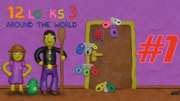 12 LOCKS 3 : Around The World  Gameplay Walkthrough Part 1! April 16 Gameplay! Level 1 Gameplay !