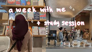 A week with me vlog | study session | work | BookXcess | Accounting student | Malaysia