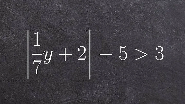 Solving an absolute value inequality by rewriting as a compound inequality
