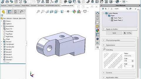 myCADtools: SelectMaterial - Productivity Tools For SOLIDWORKS
