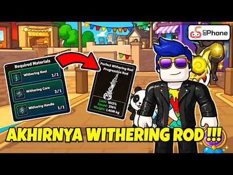 I FINALLY GOT THE WITHERING ROD IN FISH IT WITH THE HELP OF UGPHONE !!