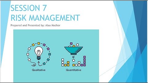 8.5. Risk Management - Part 5: Perform Quantitative Risk Analysis