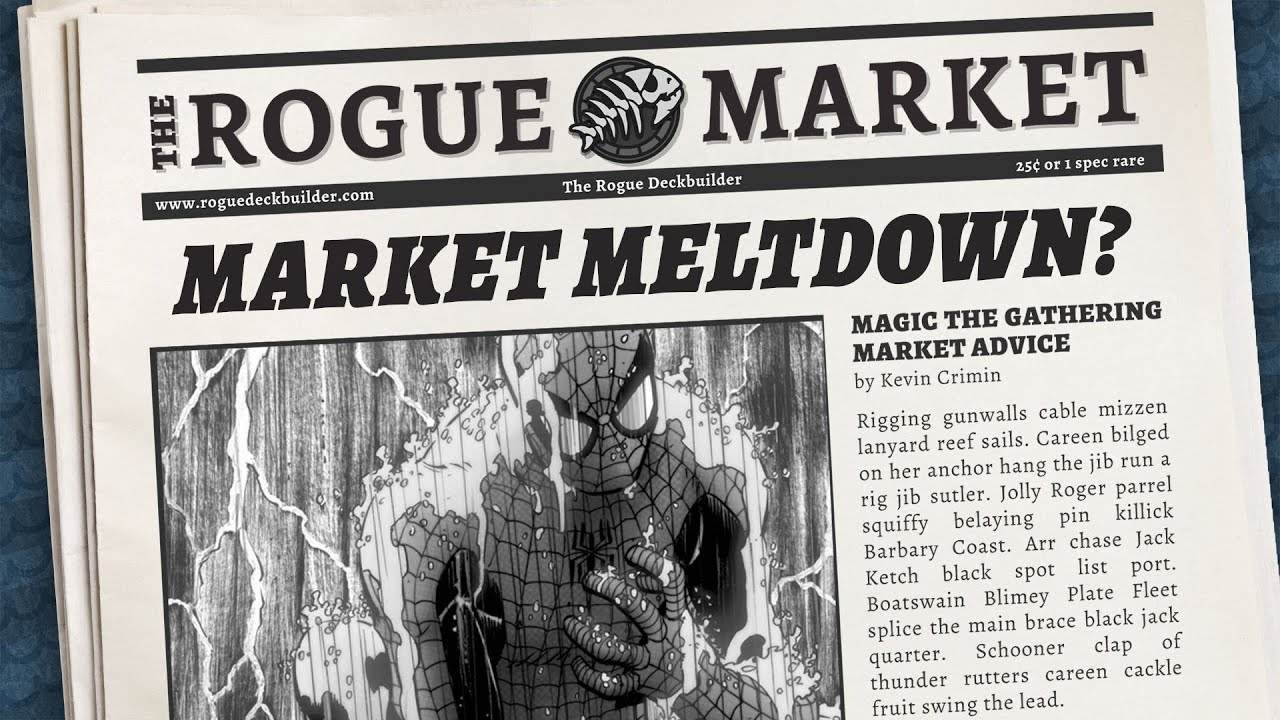 Spider Man is Collapsing! Are we in the first stage of a Market