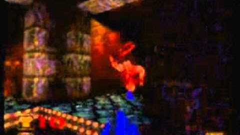 Quake 64 walkthrough (Nightmare, All secrets/enemies) E3M4 Satan