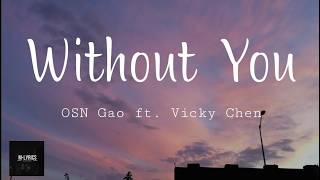 OSN Gao ft. Vicky Chen - Without You (Acoustic) Lyrics Pinyin/English Translation (Dynamic Lyrics)