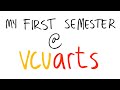Review my first semester  vcuarts