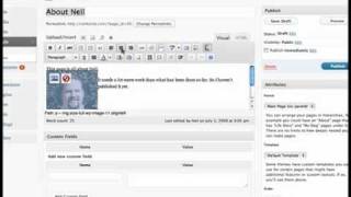 Celebrity Setting Pages as Draft Profile