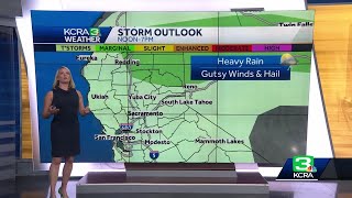 Northern California Forecast: More Sierra and Foothills thunderstorm chances