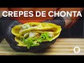 Crepes de chonta  chef sonia vega