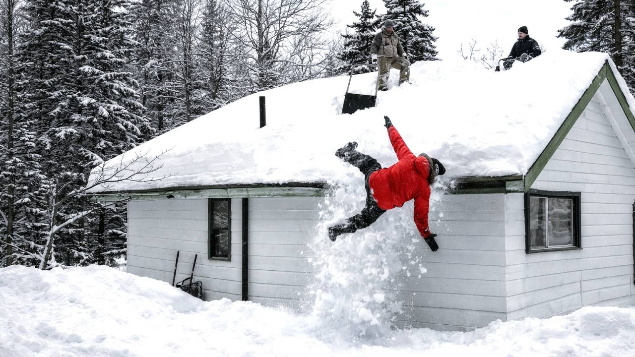 Avalanches on roofs are dangerous | When snow removal becomes extremely dangerous