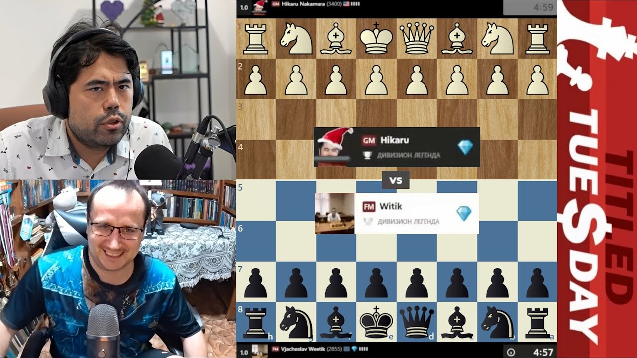 Попахивает БЕЗУМИЕМ!!! Хикару Накамура - Вячеслав Витик