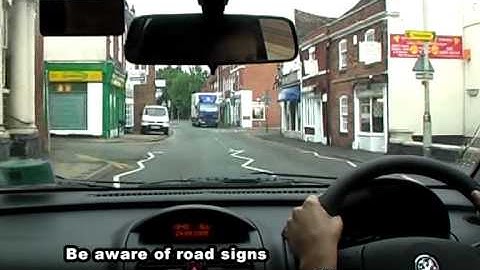 Junctions - One Way Street (Turning Right Into).mpg