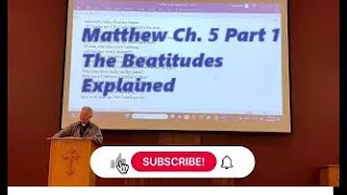 Matthew 5, The Gospel of Saint Matthew: The Beatitudes, Catholic Bible Study, Fr. Tim Peters