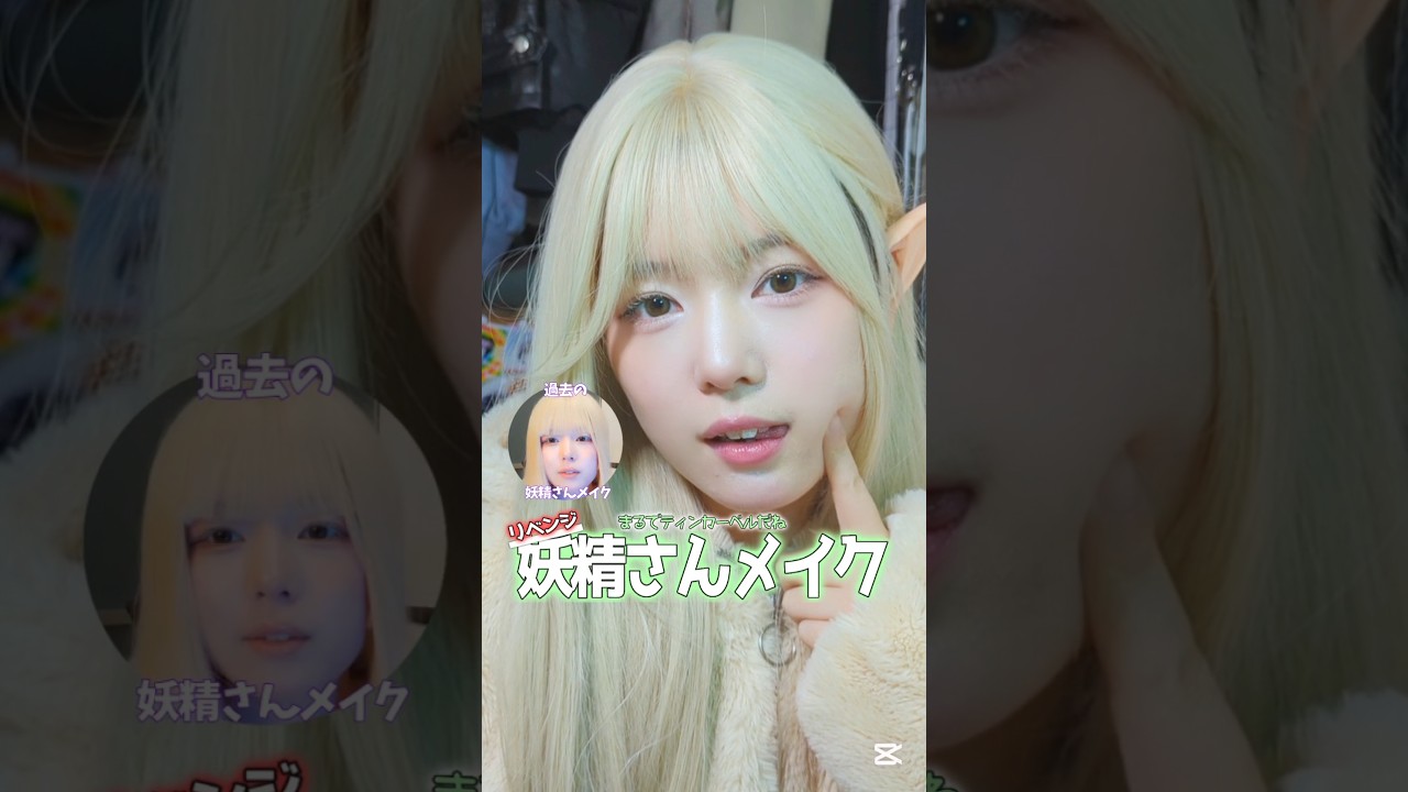 儚いって最高なんだな#妖精 #fairy #メイク #makeuptutorial #なに子