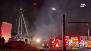 2nd alarm structure fire in the 4800 block of Commerce Street in Muhlenberg Township