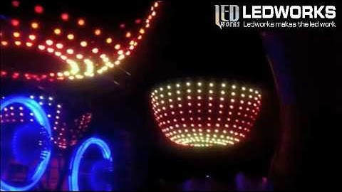 Ledworks led  DMX pixels + DMX panel application with Ledworks artnet pro and Madrix-in Thailand