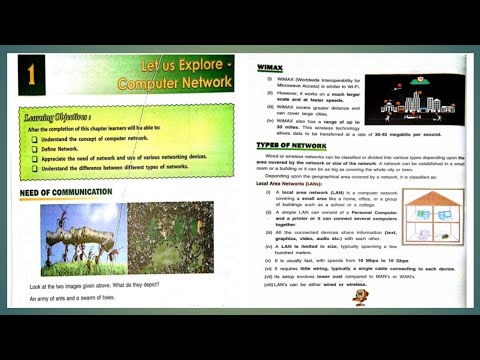 12🌺Class-8 Computer Let us Explore Computer Network DAV ll Class-8 ...
