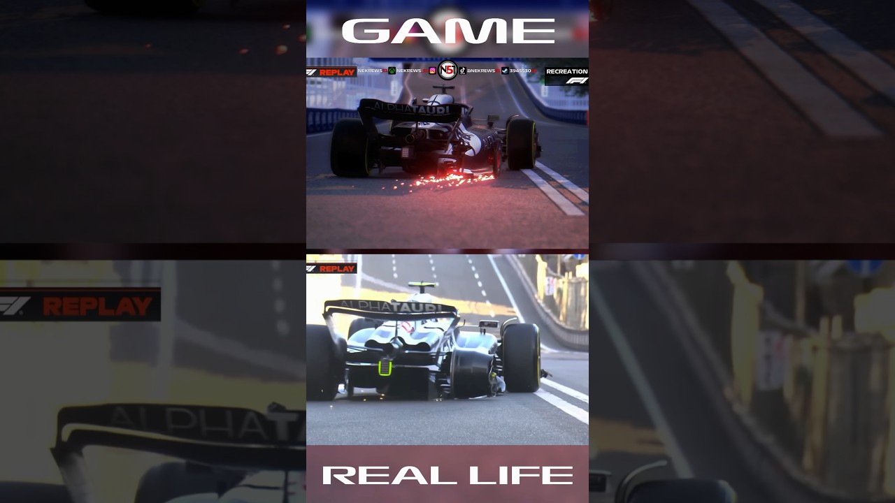 Recreating F1 Crashes #16 