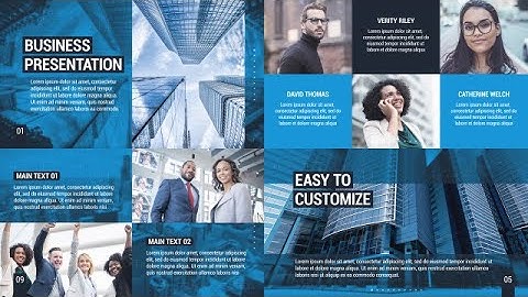 Clean Business Presentation After Effects Templates