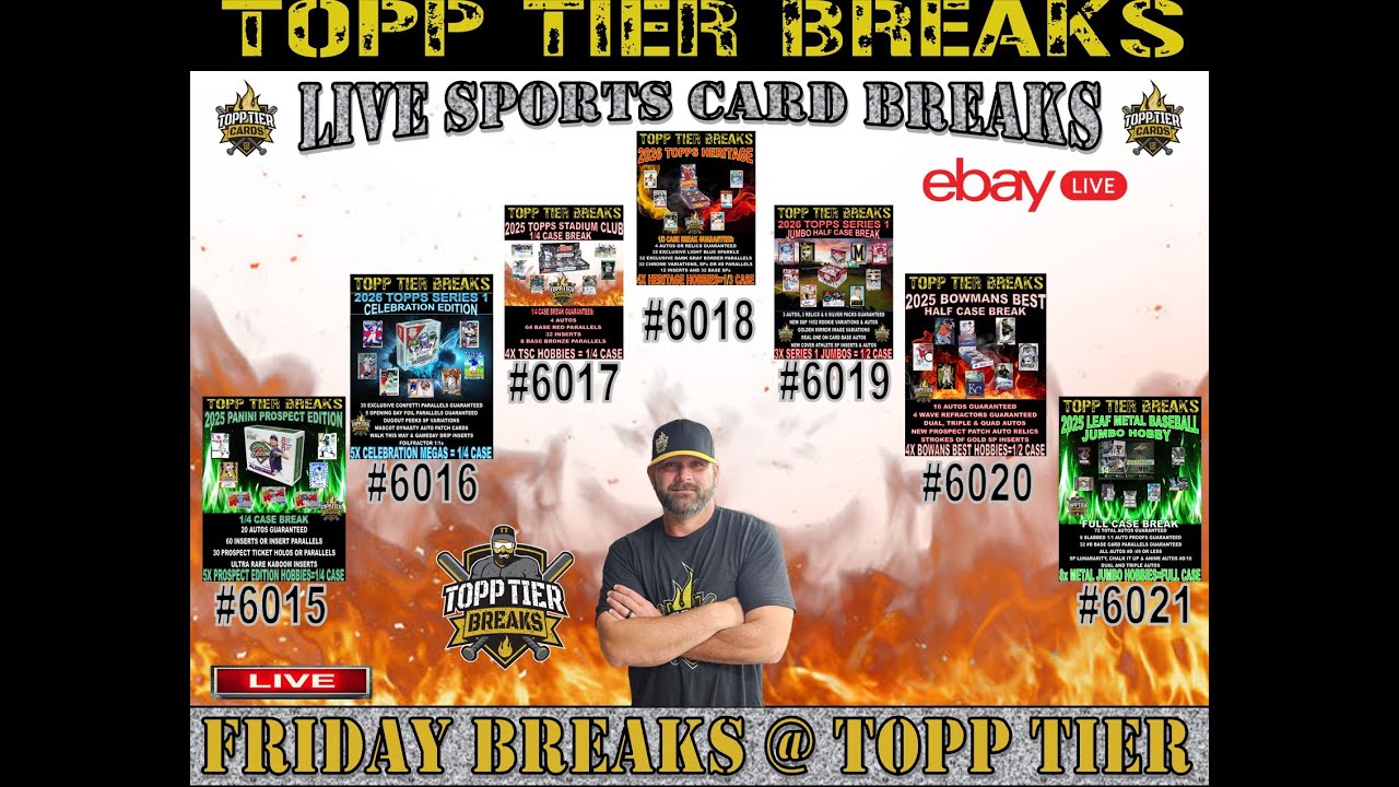FRIDAY NIGHT BREAKS - 2025 BOWMANS BEST, 2026 TOPPS SERIES 1 CELEBRATION AND MUCH MORE!!!