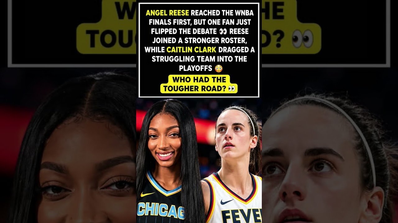 ⁣Angel Reese vs. Caitlin Clark: One Fan Just Shifted the Narrative! #wnba #news