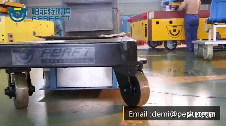 The AGV transfer cart that can sense the magnetic stripe