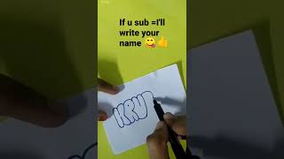 harika in bubble letters 😀