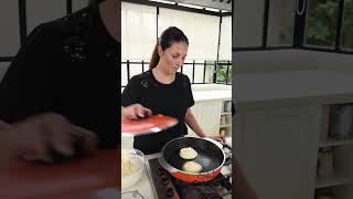 Souffle Pancakes 🥞 mega esponjosos estilo japoneses una locura   #shortsviral #shorts #receta