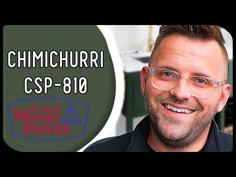 THIS GREEN IS GORGEOUS! | Benjamin Moore Chimichurri CSP-810