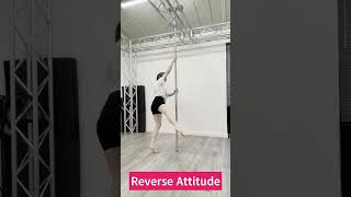 Reverse Attitude. #pole #polefitness #poledancing #poledancer #poletutorial #tutorial #fitness