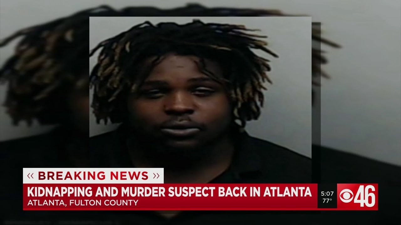 Kidnapping and murder suspect transported to Fulton County Jail - YouTube