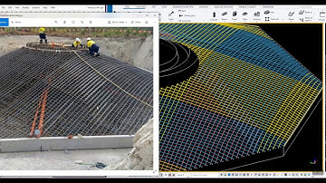 Tekla Strucutres || Grasshopper : Foundation Turbine Wind || Cut max length rebar || Part 1