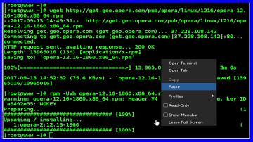 How To Install Opera Chromium Konqueror Web Browser on CentOS 7.3